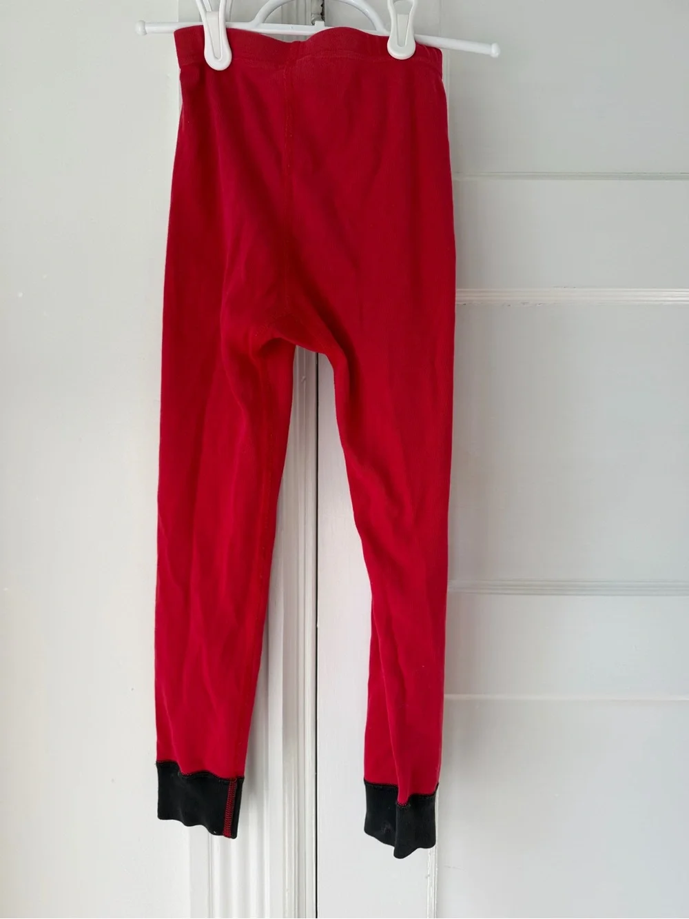 Hanna Andersson Santa Costume Long John Pajamas, size 5